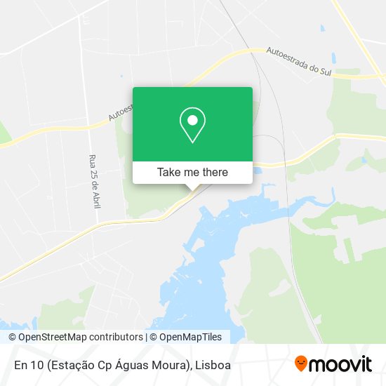 En 10 (Estação Cp Águas Moura) map