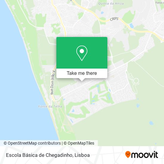 Escola Básica de Chegadinho map