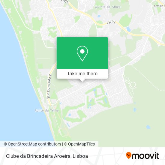 Clube da Brincadeira Aroeira map