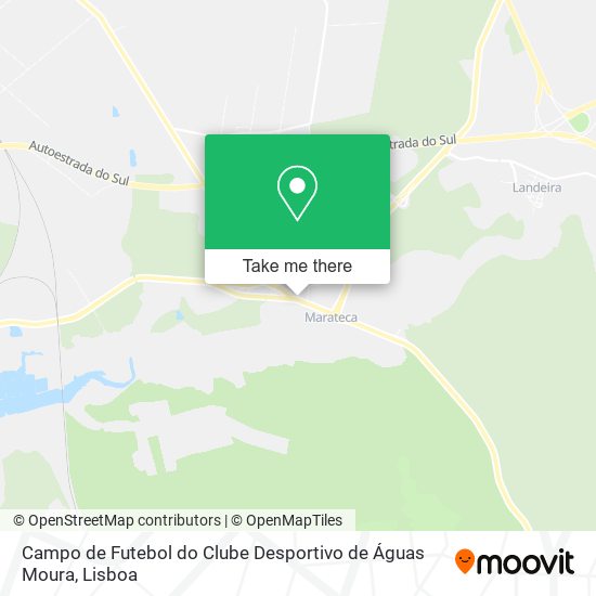 Campo de Futebol do Clube Desportivo de Águas Moura map