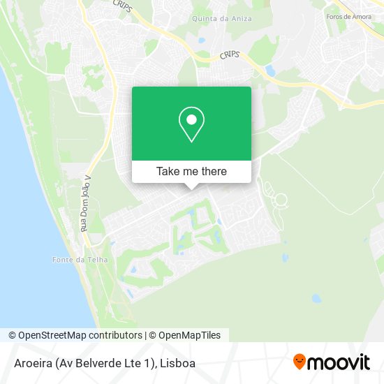 Aroeira (Av Belverde Lte 1) map