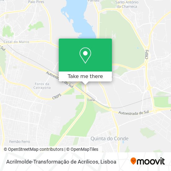 Acrilmolde-Transformação de Acrílicos mapa