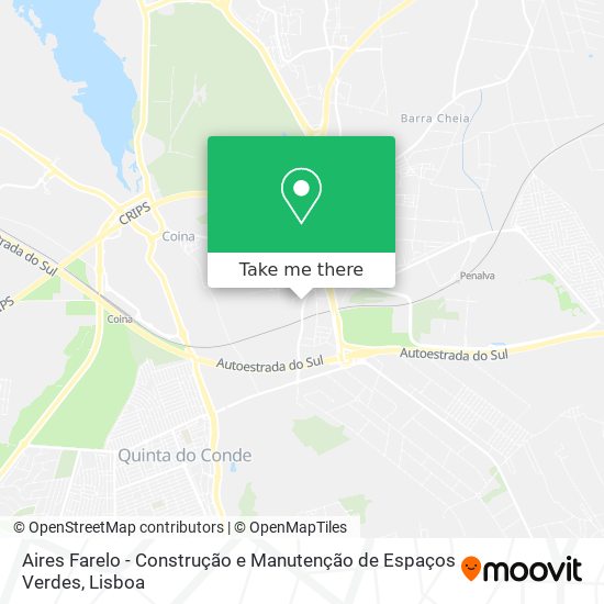 Aires Farelo - Construção e Manutenção de Espaços Verdes map