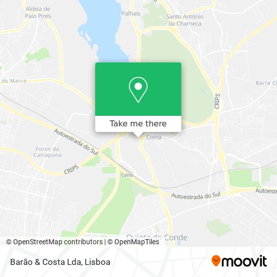 Barão & Costa Lda mapa