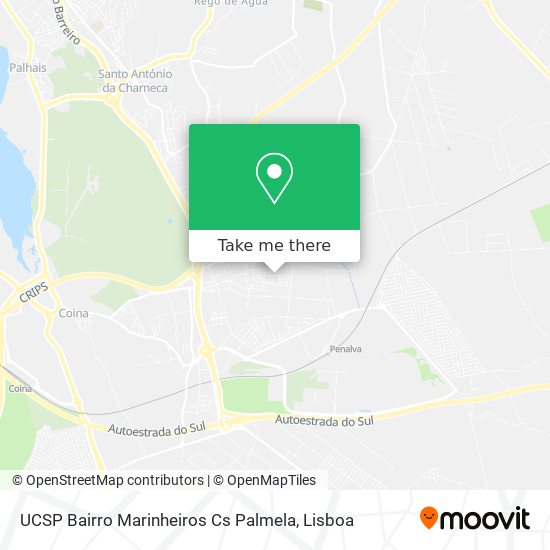 UCSP Bairro Marinheiros Cs Palmela map