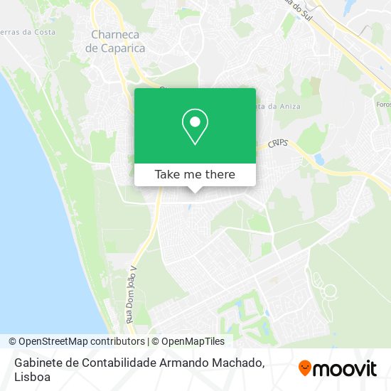 Gabinete de Contabilidade Armando Machado map