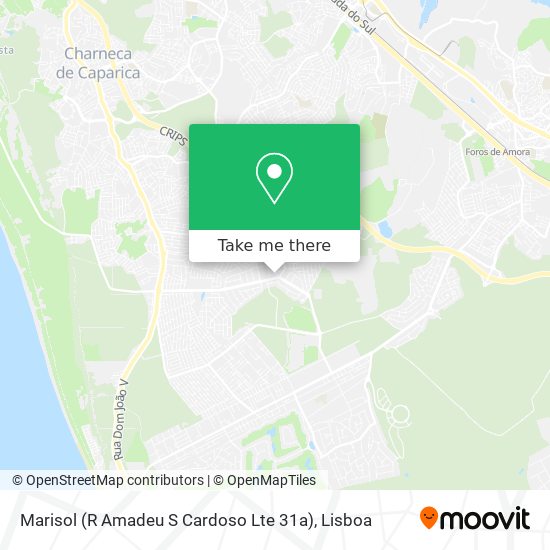 Marisol (R Amadeu S Cardoso Lte 31a) map