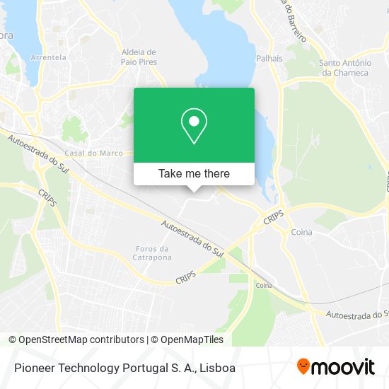 Pioneer Technology Portugal S. A. map