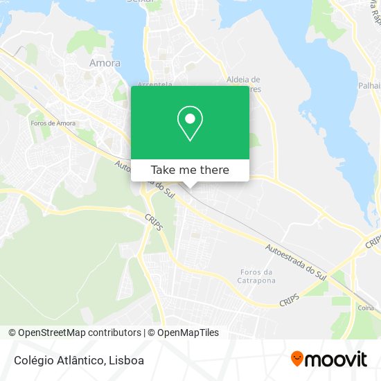 Colégio Atlântico map