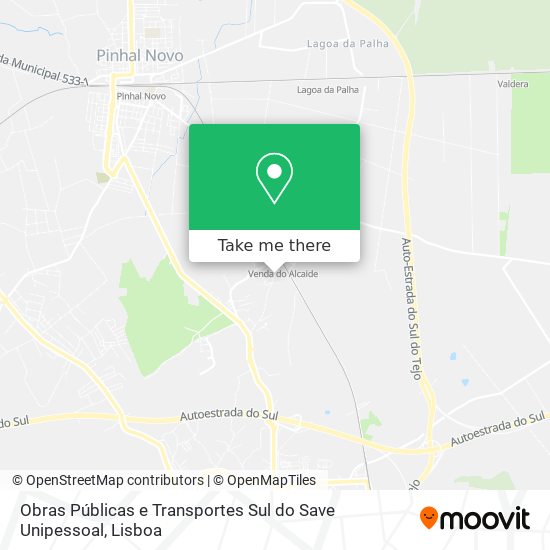 Obras Públicas e Transportes Sul do Save Unipessoal map