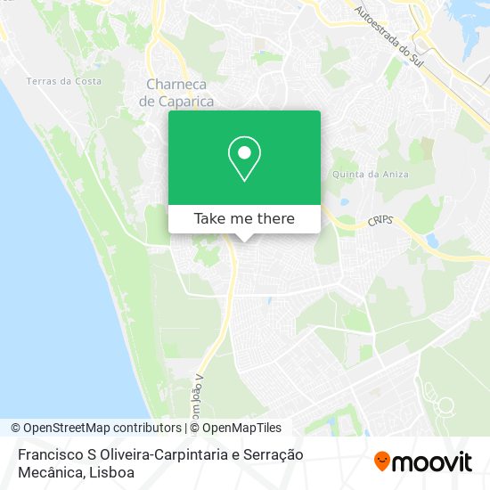 Francisco S Oliveira-Carpintaria e Serração Mecânica map