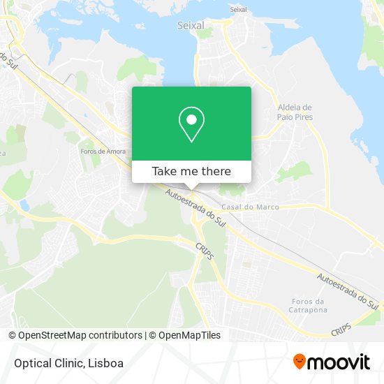 Optical Clinic map