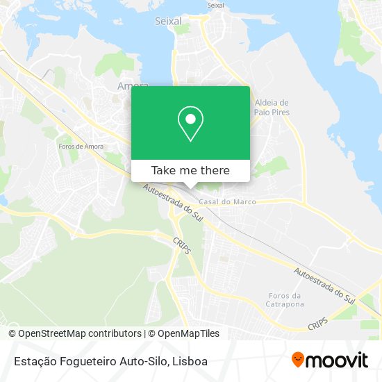 Estação Fogueteiro Auto-Silo map