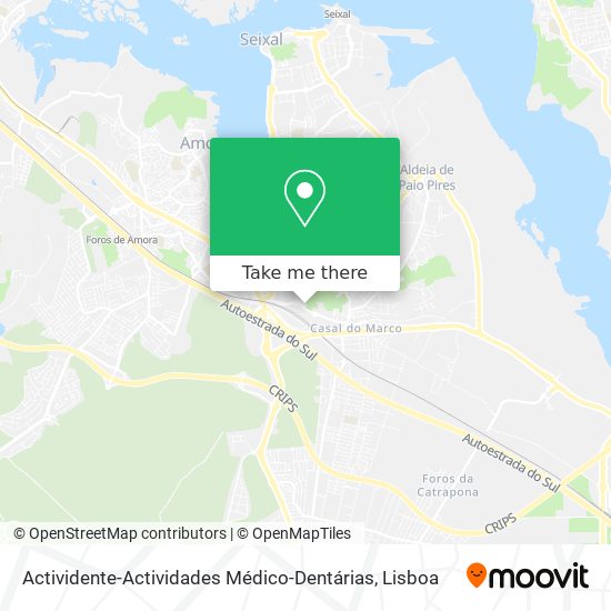 Actividente-Actividades Médico-Dentárias mapa
