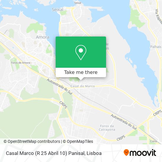 Casal Marco (R 25 Abril 10) Panisal map