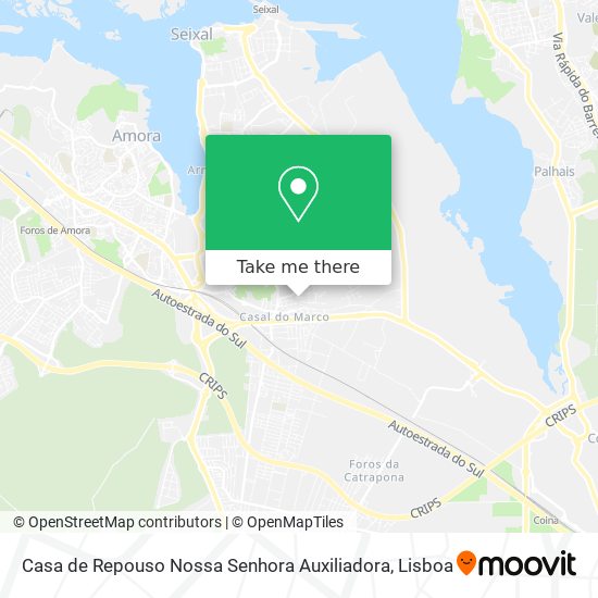 Casa de Repouso Nossa Senhora Auxiliadora map