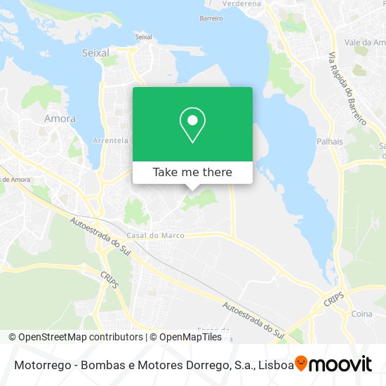 Motorrego - Bombas e Motores Dorrego, S.a. map