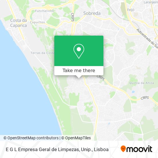 E G L Empresa Geral de Limpezas, Unip. mapa