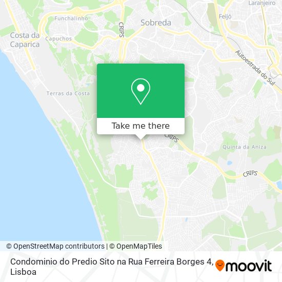 Condominio do Predio Sito na Rua Ferreira Borges 4 mapa