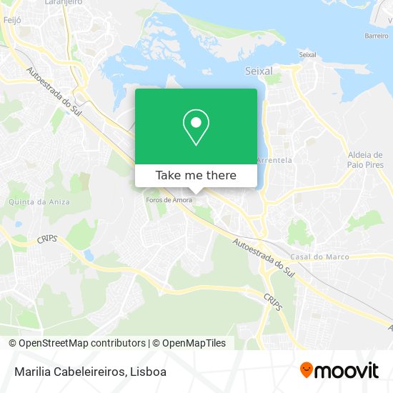 Marilia Cabeleireiros mapa