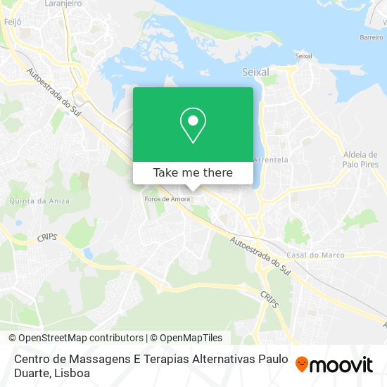 Centro de Massagens E Terapias Alternativas Paulo Duarte map