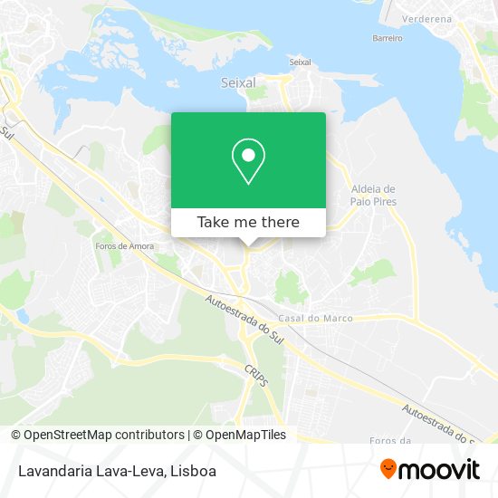 Lavandaria Lava-Leva mapa