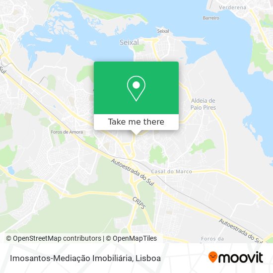 Imosantos-Mediação Imobiliária mapa