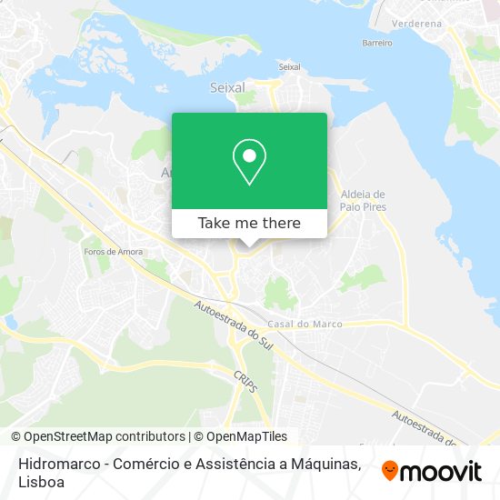 Hidromarco - Comércio e Assistência a Máquinas map