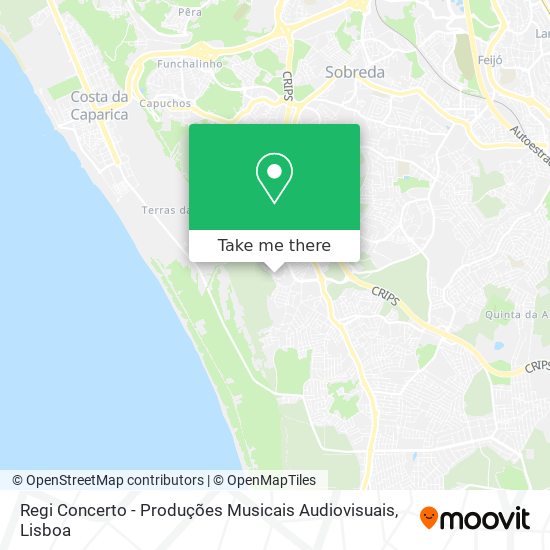 Regi Concerto - Produções Musicais Audiovisuais map