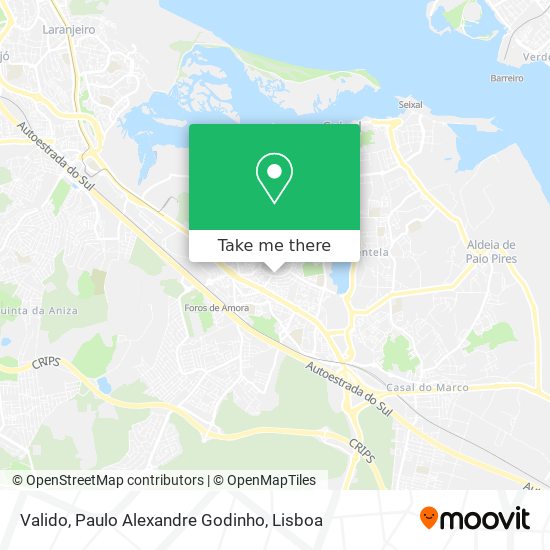 Valido, Paulo Alexandre Godinho map