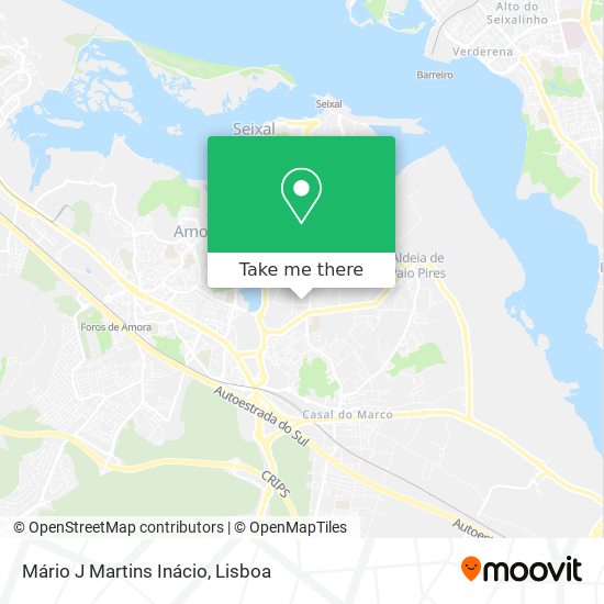 Mário J Martins Inácio map