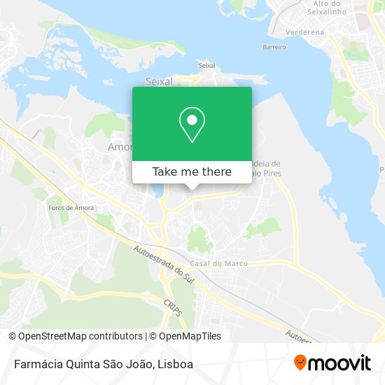Farmácia Quinta São João map