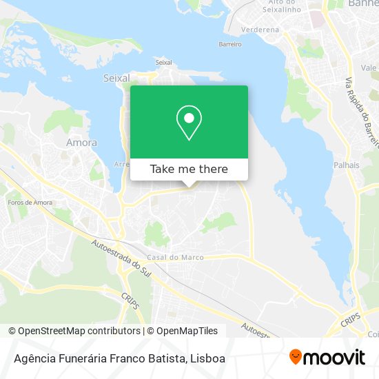 Agência Funerária Franco Batista map