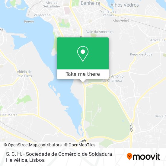 S. C. H. - Sociedade de Comércio de Soldadura Helvética map