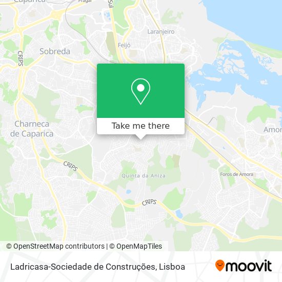 Ladricasa-Sociedade de Construções map