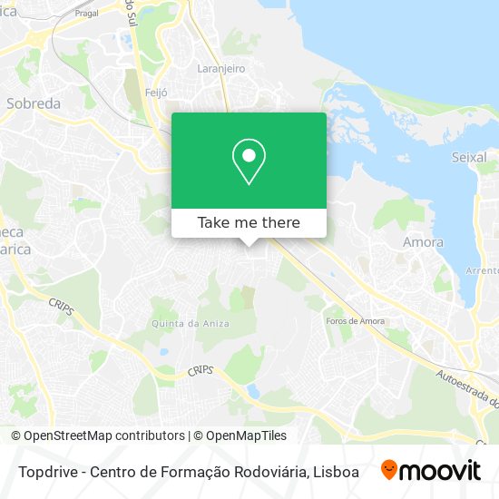 Topdrive - Centro de Formação Rodoviária map