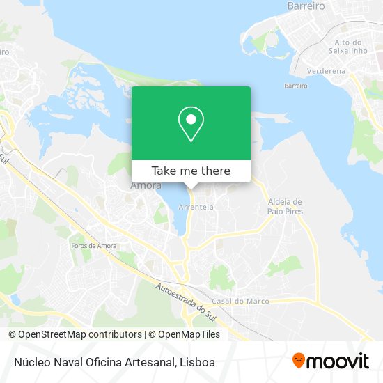 Núcleo Naval Oficina Artesanal map
