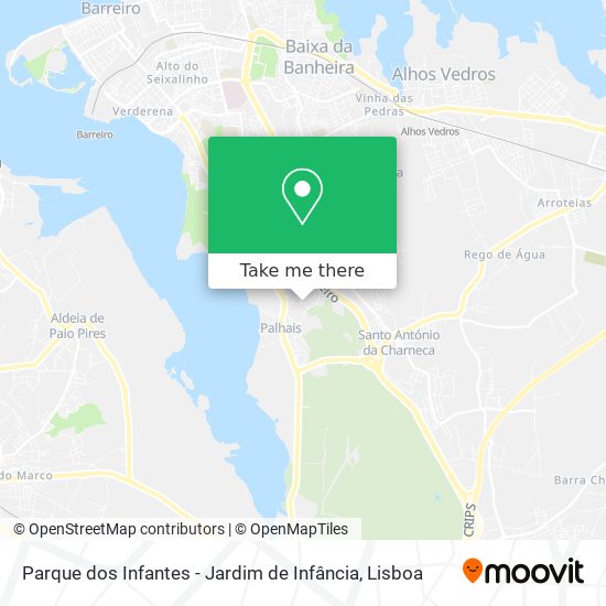 Parque dos Infantes - Jardim de Infância map