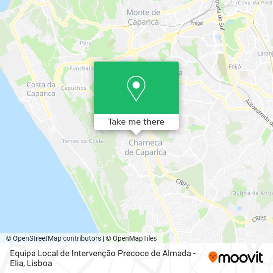 Equipa Local de Intervenção Precoce de Almada - Elia map