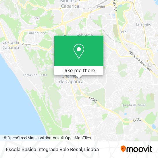 Escola Básica Integrada Vale Rosal map