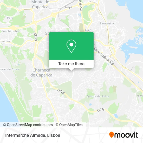 Intermarché Almada map