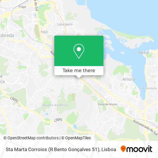 Sta Marta Corroios (R Bento Gonçalves 51) map