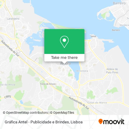 Gráfica Antel - Publicidade e Brindes mapa