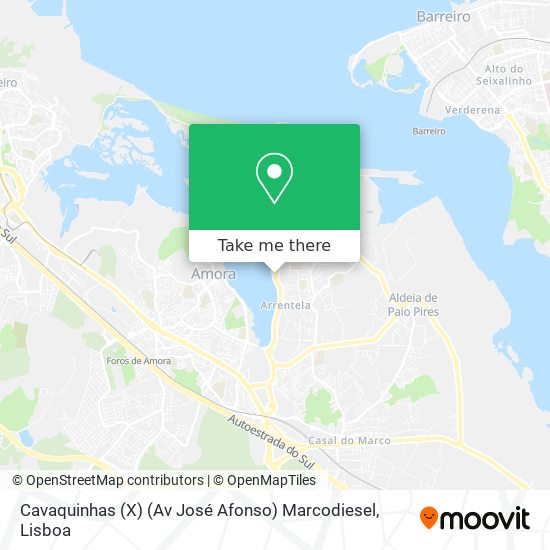 Cavaquinhas (X) (Av José Afonso) Marcodiesel mapa