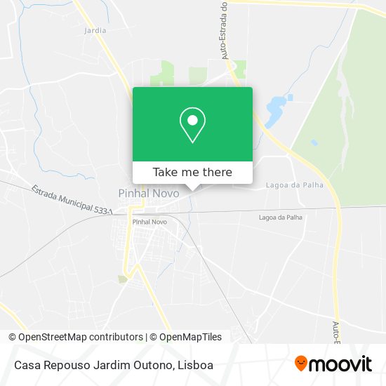 Casa Repouso Jardim Outono mapa
