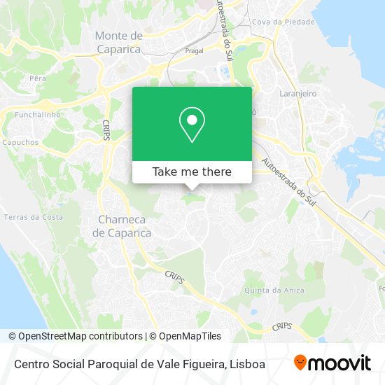 Centro Social Paroquial de Vale Figueira map