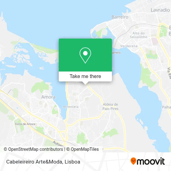 Cabeleireiro Arte&Moda map