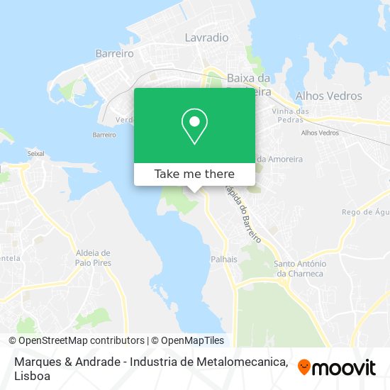 Marques & Andrade - Industria de Metalomecanica mapa
