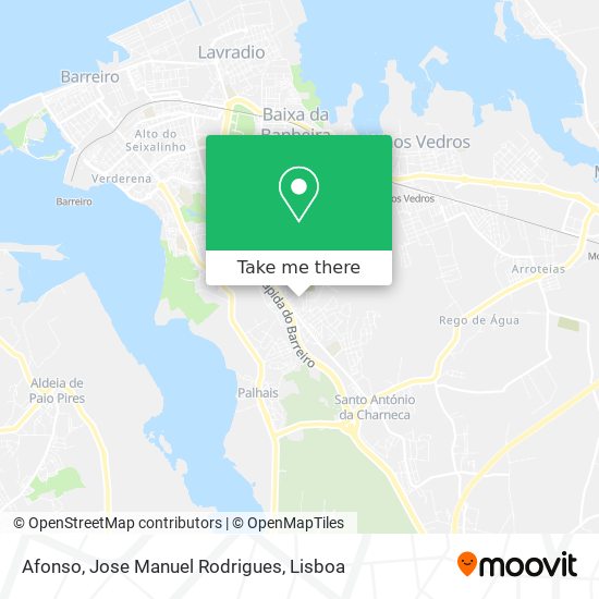 Afonso, Jose Manuel Rodrigues mapa