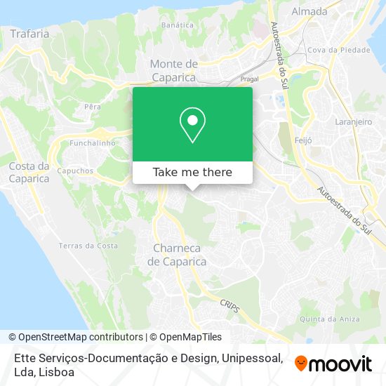 Ette Serviços-Documentação e Design, Unipessoal, Lda map